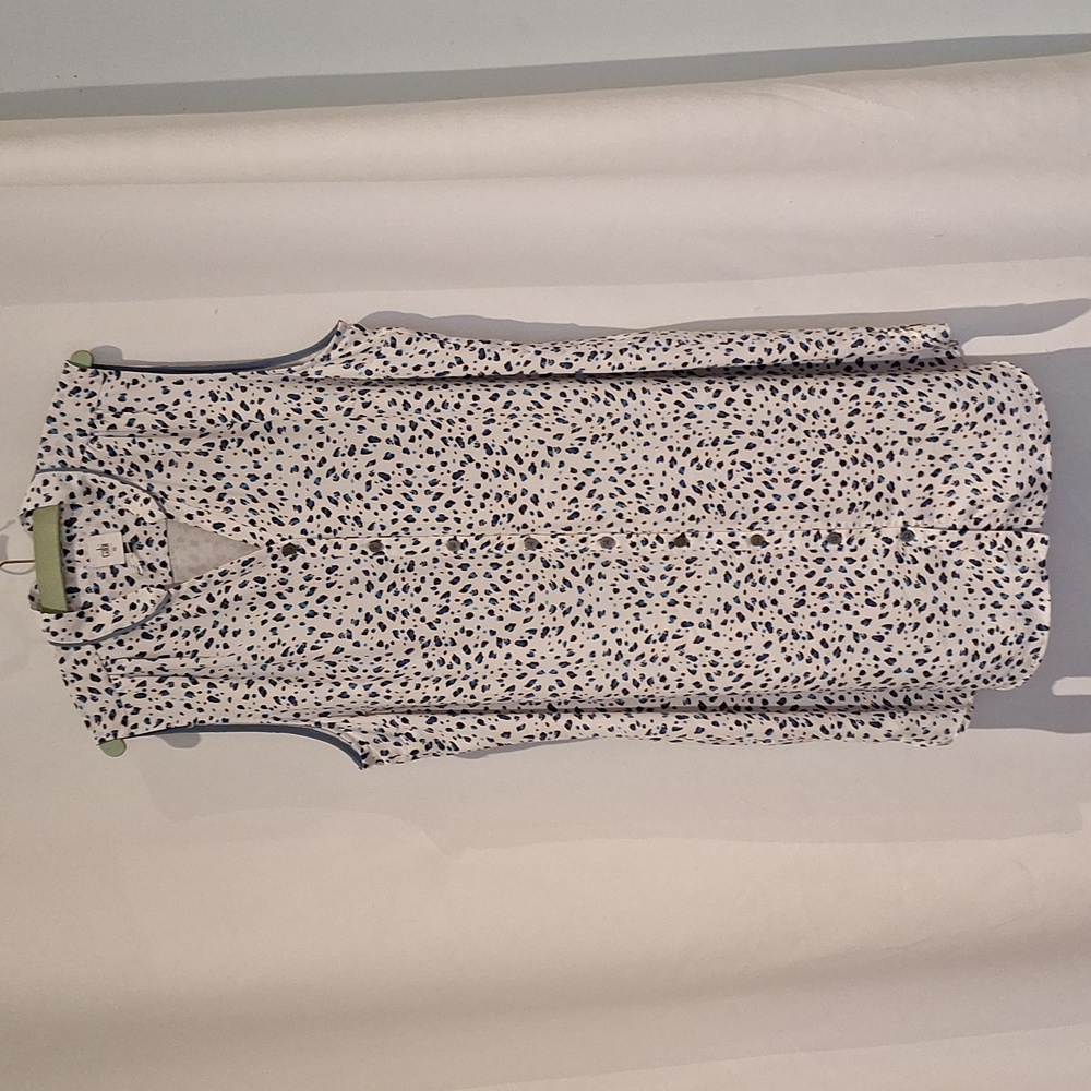 Cabi sleeveless button down dress With Cheetah Print size XL